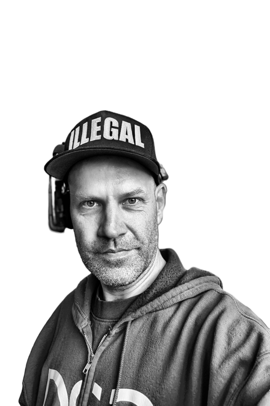 Markoman – cap bw cutout