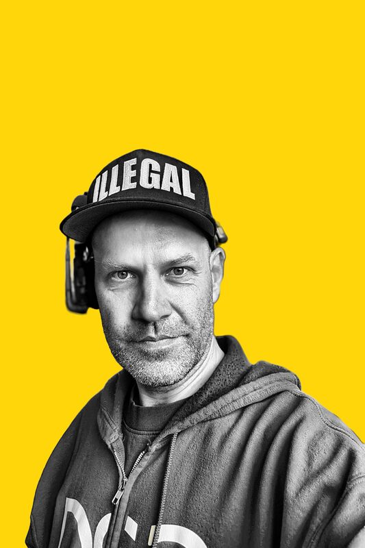 Markoman – cap bw yellow